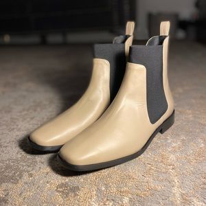 Everlane Square Toe Chelsea Boots